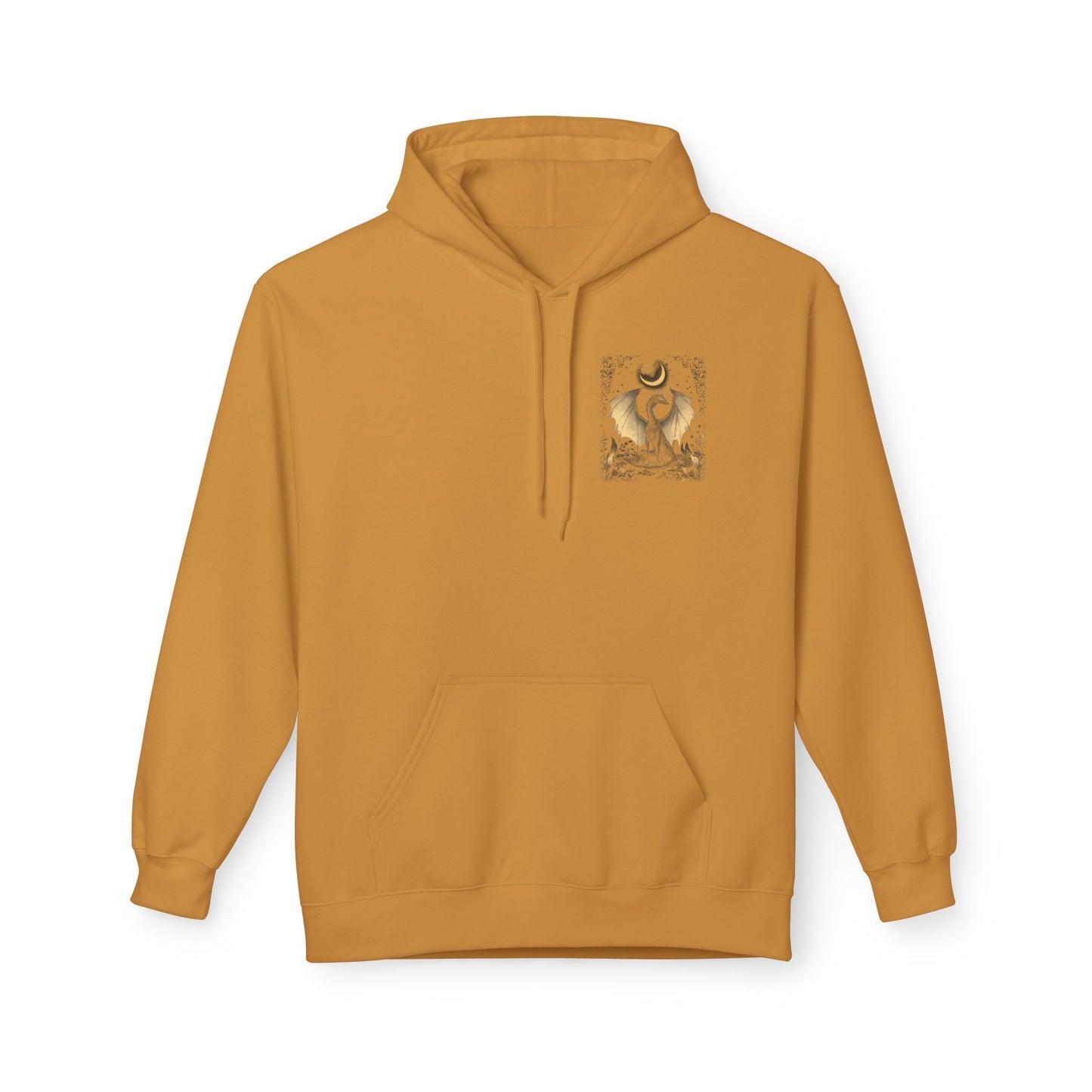 Magical Dragon & Moon Fleece Unisex Pullover