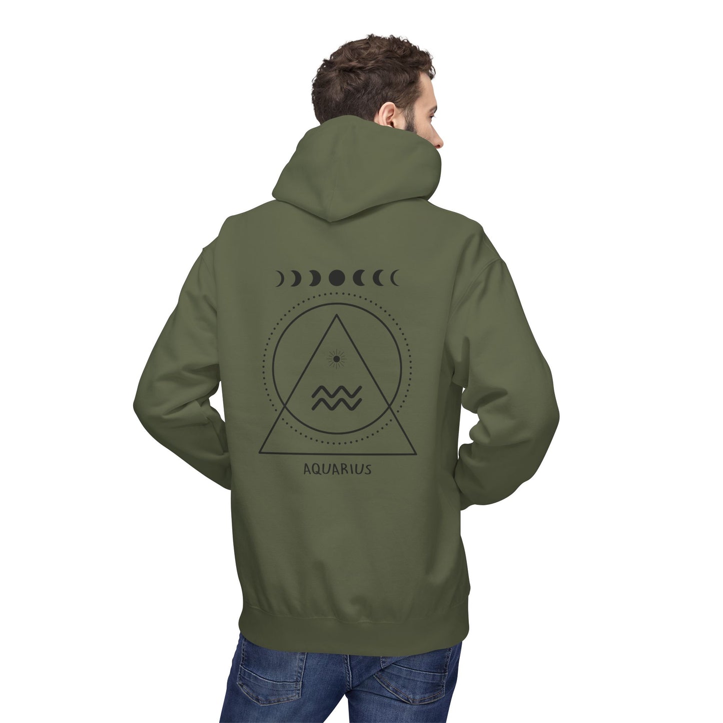Aquarius Unisex Fleece Hoodie