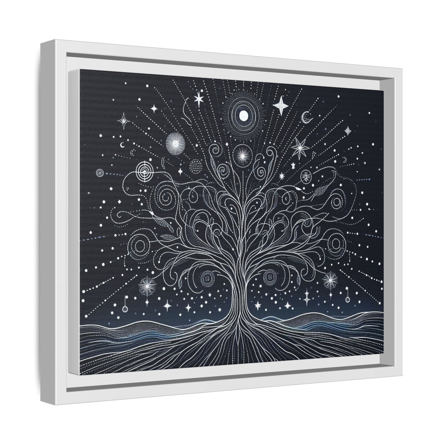 Celestial Tree Canvas Art 12x9 & 14x11