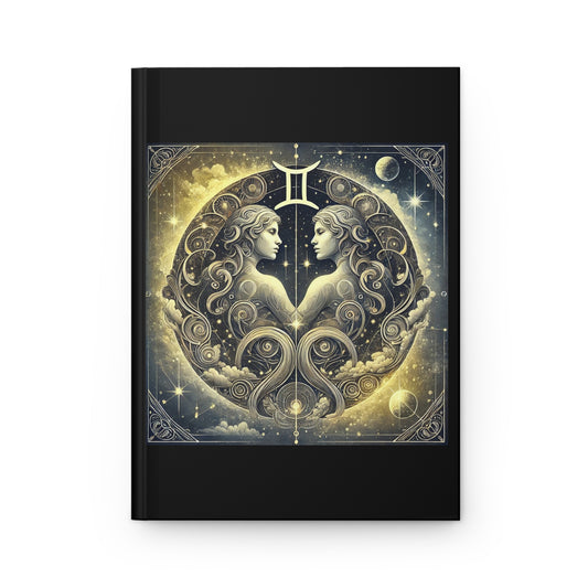 Gemini Twins Hardcover Journal