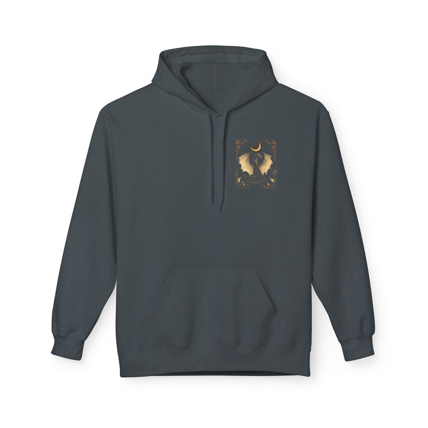 Magical Dragon & Moon Fleece Unisex Pullover