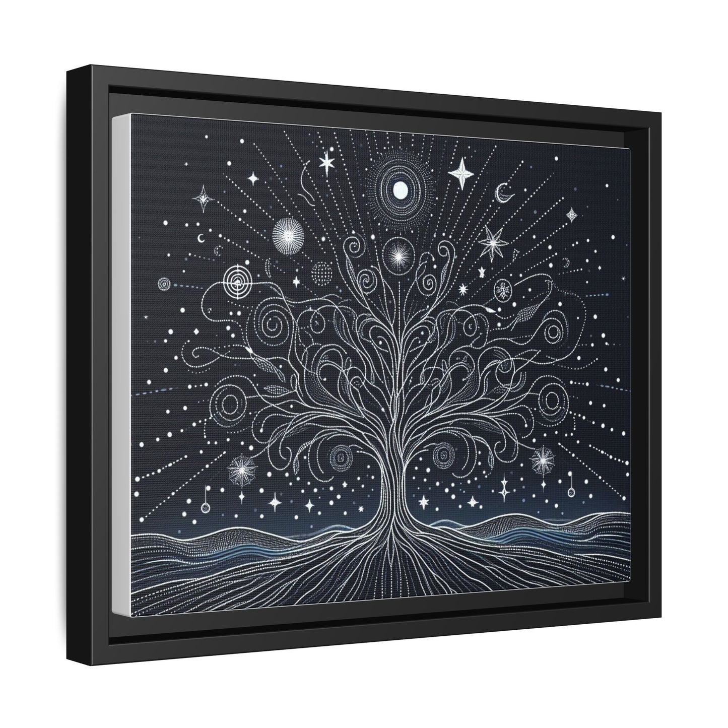 Celestial Tree Canvas Art 12x9 & 14x11