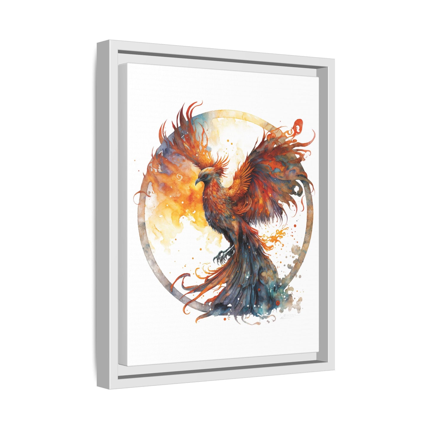 Vibrant Phoenix Art Print 11x14