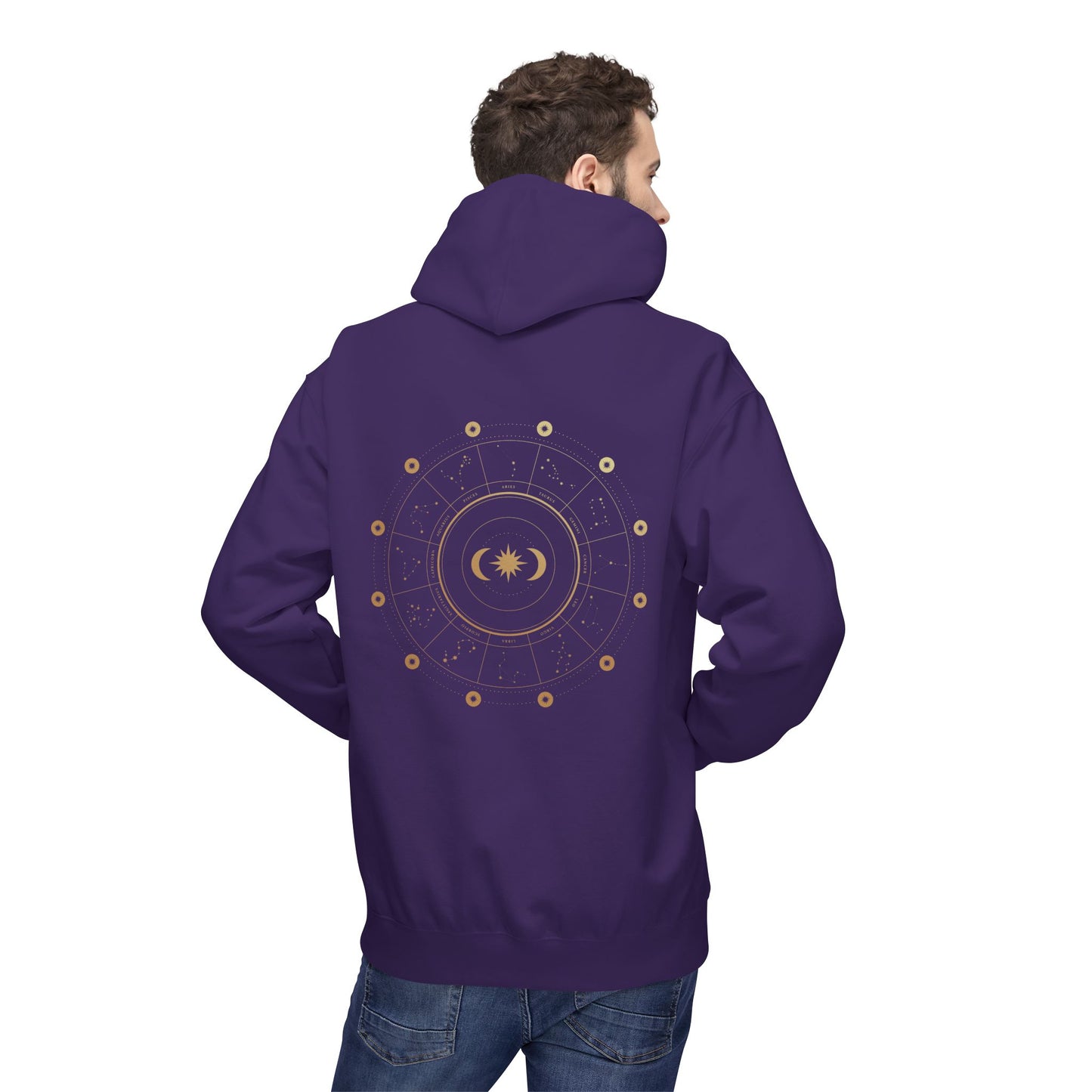 Celestial Glow  Unisex Midweight Softstyle Fleece Hood
