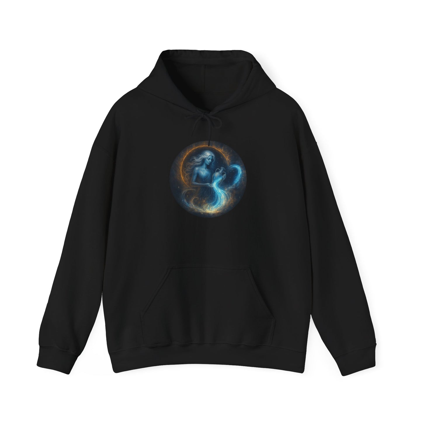 Aquarius Zodiac Unisex Fleece Hoodie