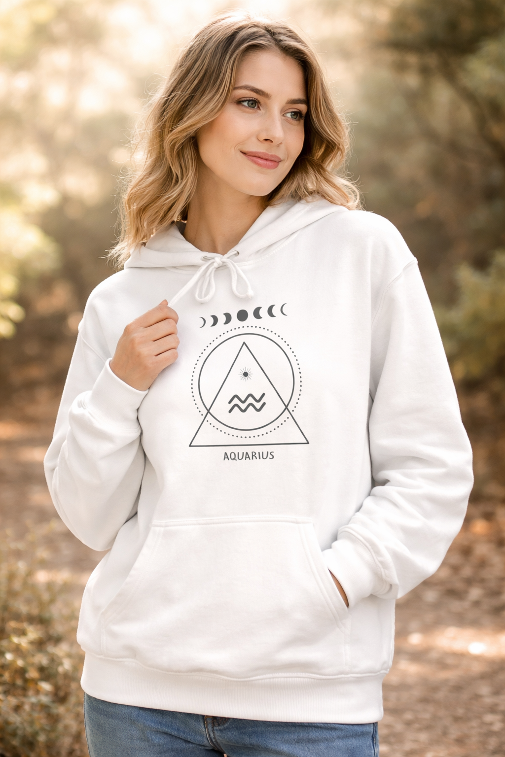 Aquarius Unisex Fleece Hoodie