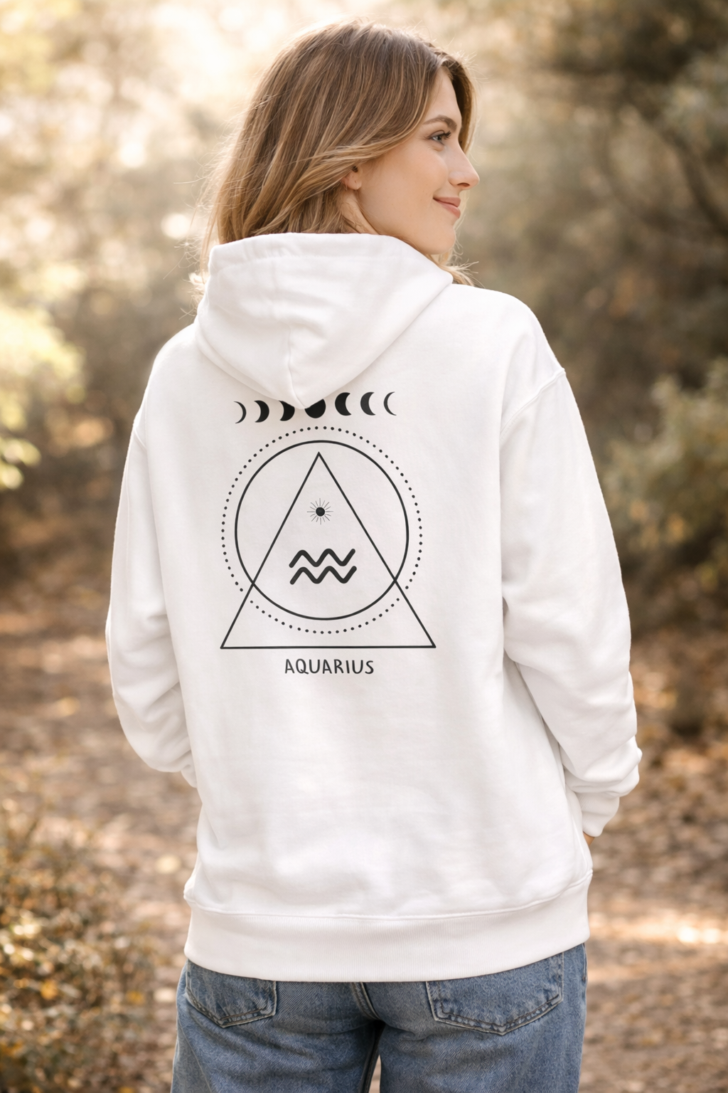 Aquarius Unisex Fleece Hoodie