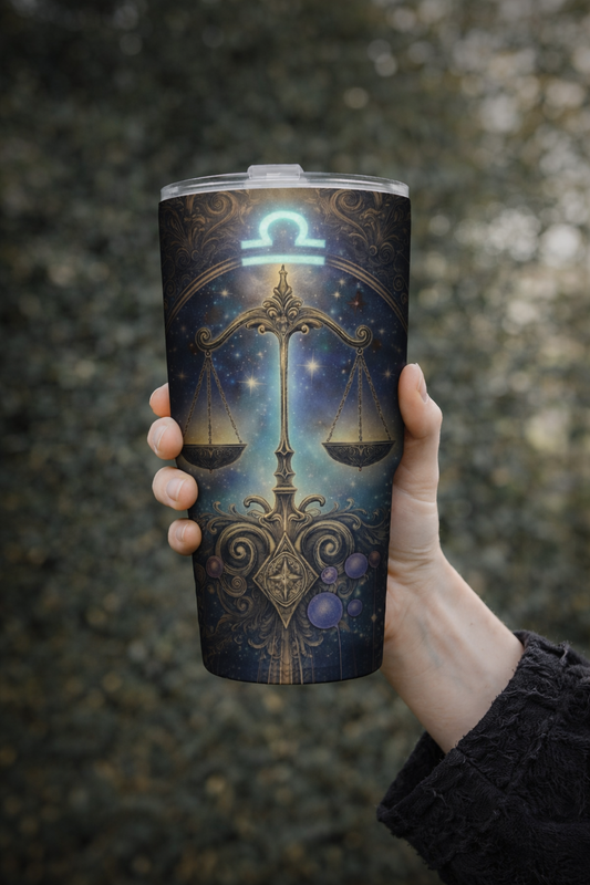 Libra Celestial 30oz Stainless Steel Custom Tumbler