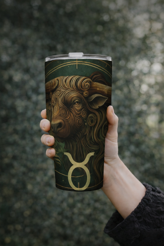 Taurus Celestial 30oz Stainless Steel Custom Tumbler