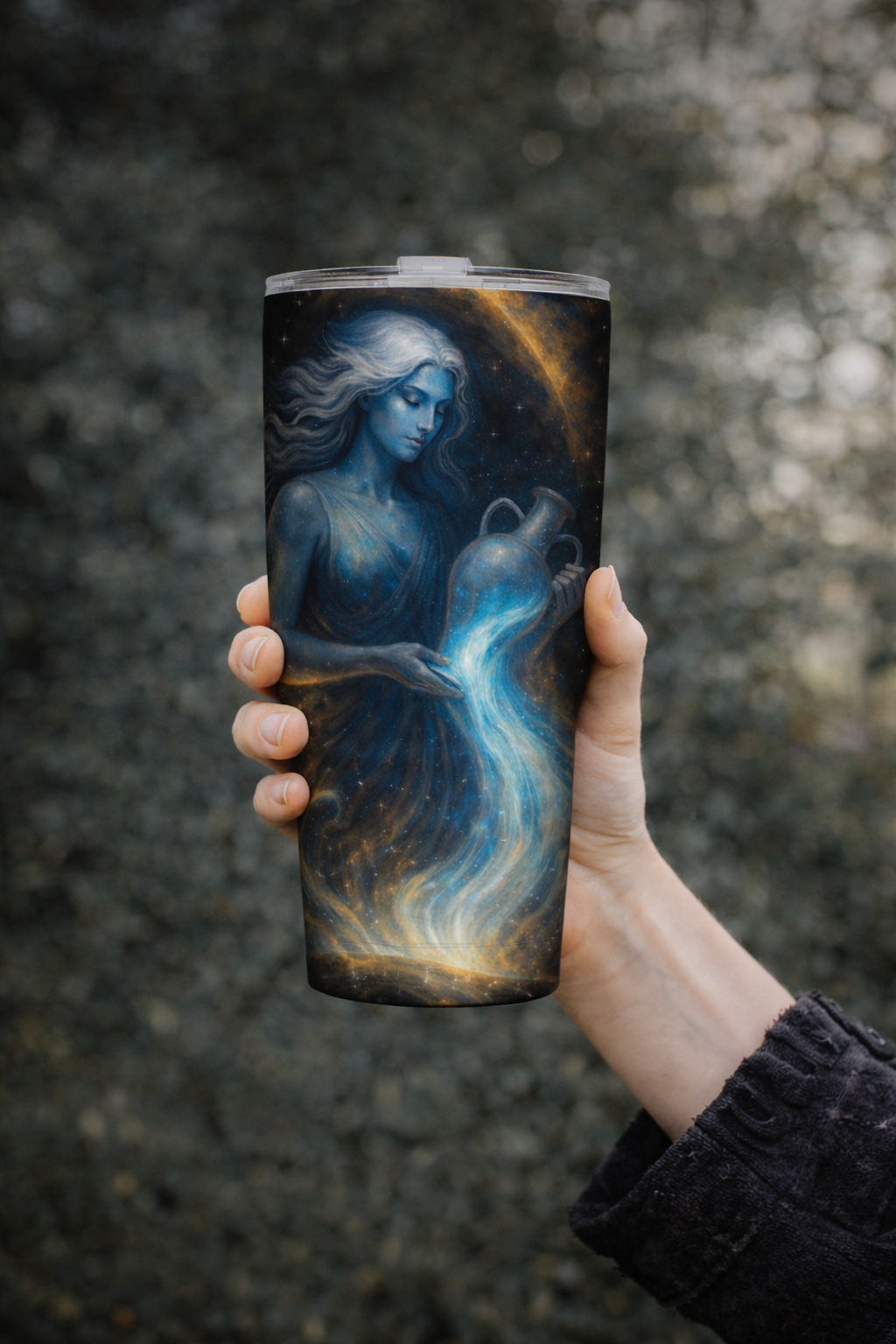 Aquarius Celestial 30oz Stainless Steel Custom Tumbler