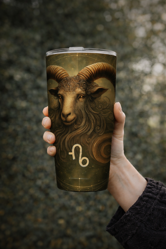 Capricorn Celestial 30oz Stainless Steel Custom Tumbler