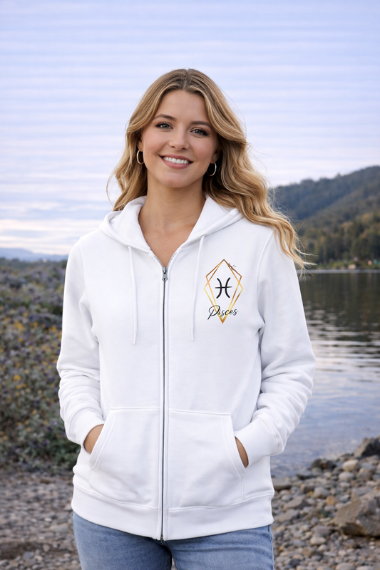 Pisces Unisex Zip Hoodie