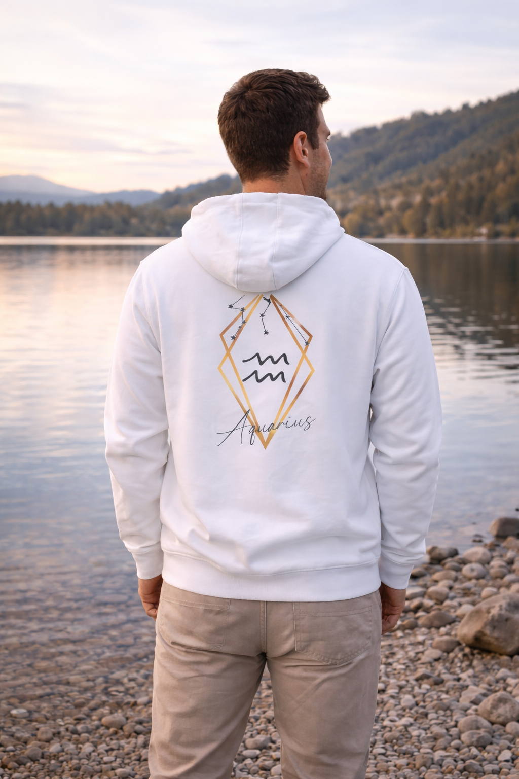 Aquarius Unisex Zip Hoodie