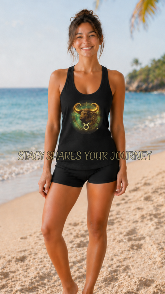 Taurus Zodiac Women’s Racerback Tank Top