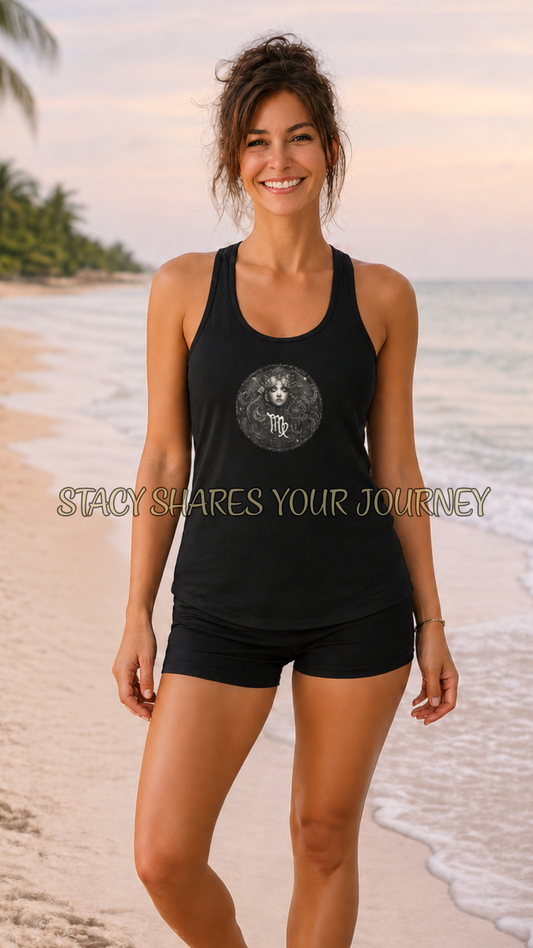 Virgo Zodiac Women’s Racerback Tank Top
