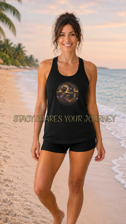 Sagittarius Zodiac Women’s Racerback Tank Top